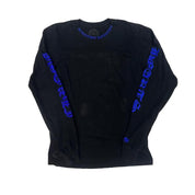 Chrome Hearts Neck Logo L/S  T-Shirt Black Blue - Pre-Owned Size M