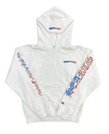 Chrome Hearts Matty Boy America Scroll Pullover Hoodie White