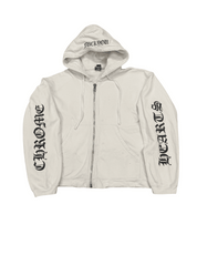 Chrome Hearts Vintage F*ck You Hoodie White - Pre-Owned Size S