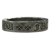 Chrome Hearts Fuck You 6MM Spacer Ring - Lightly Used Size 12