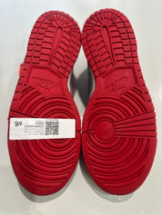 Nike Dunk Low Off-White University Red - Pre-Owned Size 9 (No original box)