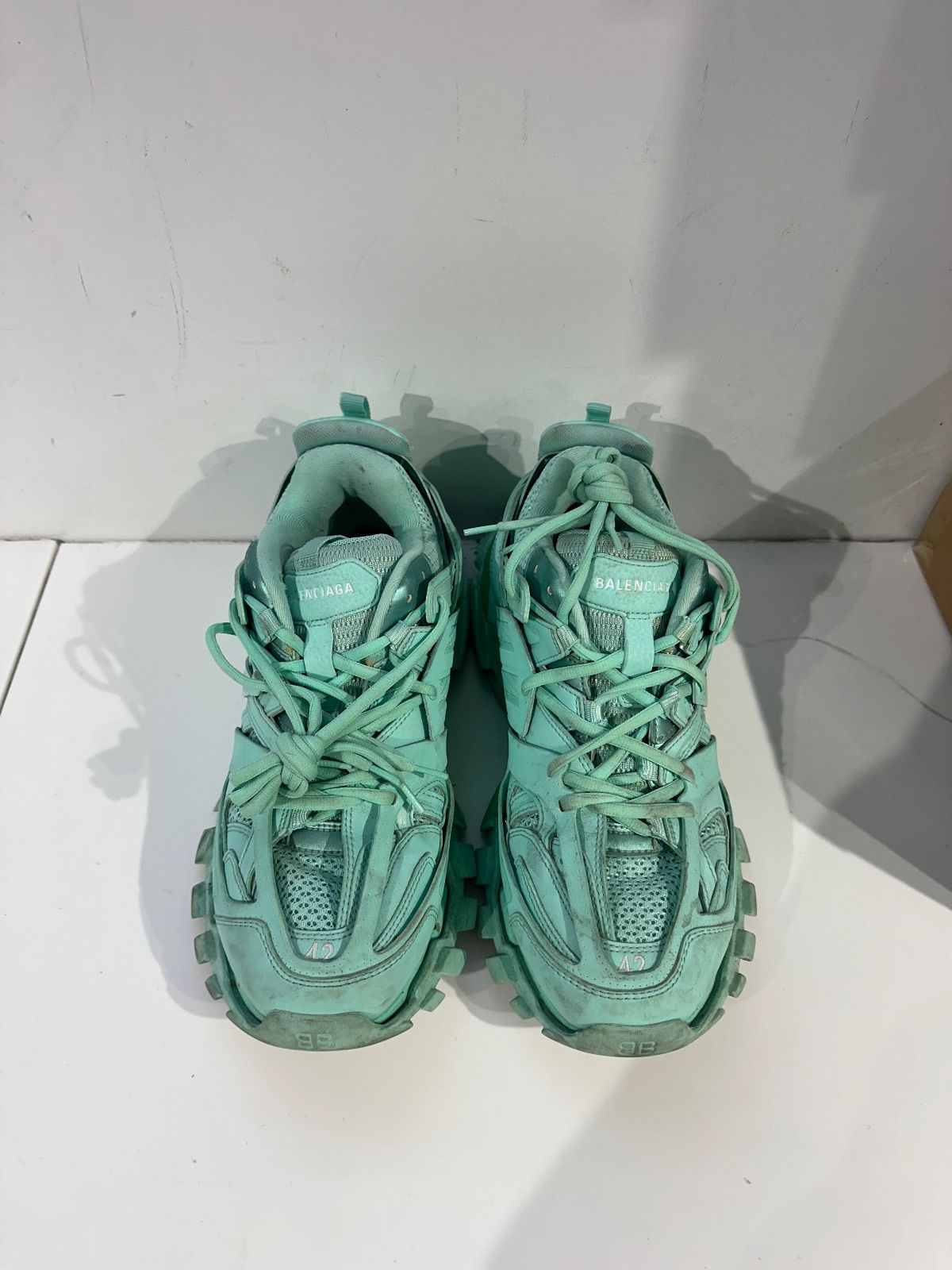Balenciaga Track Recycled Green - Pre-Owned Size 9 (No original box)