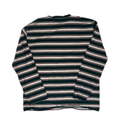 MIU MIU Stripped Cotton T-Shirt Green - Pre-Owned Size L