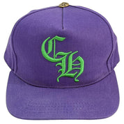 Chrome Hearts CH Baseball Cap Purple/Green - Lightly Used