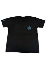 Chrome Hearts Blue Triple Cross Logo T-Shirt Black - Lightly Used Size XL