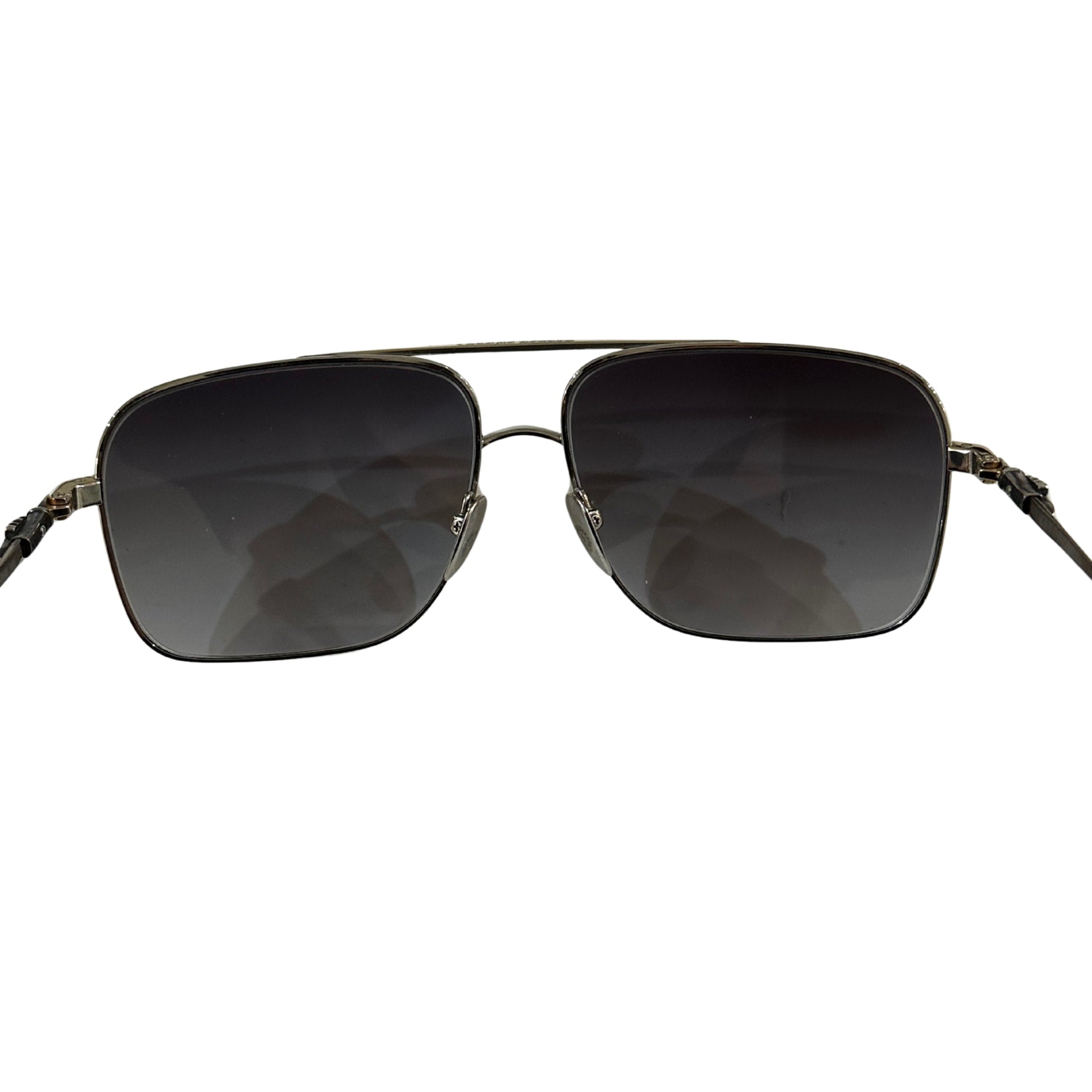 Chrome Hearts Stains VII Sunglasses Black/Gold (Preowned) - Pre-Owned
