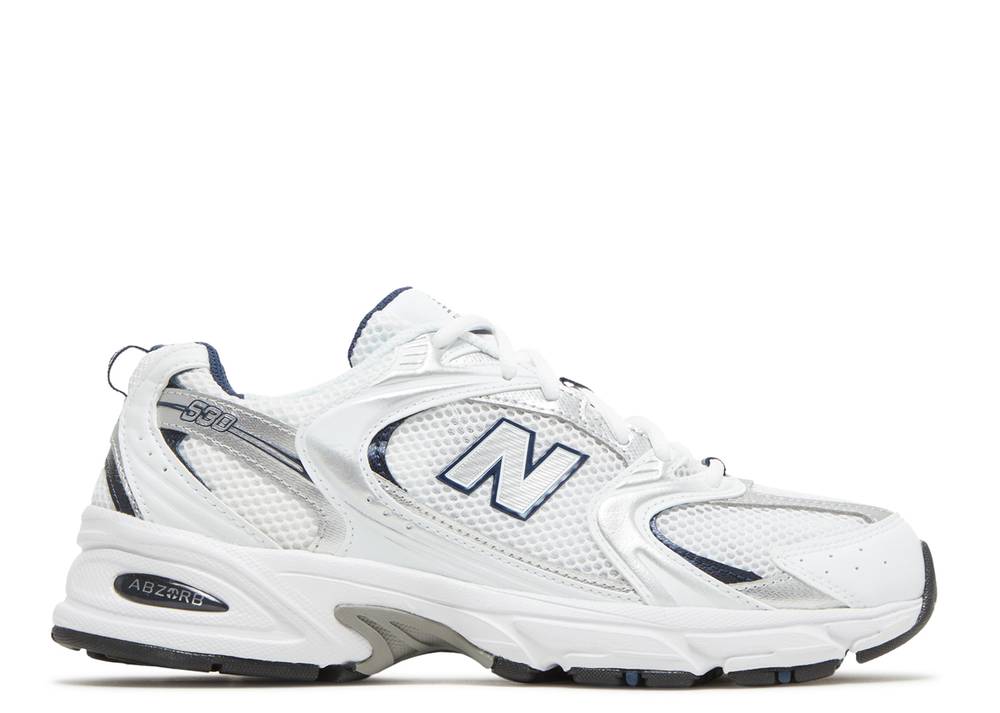 New Balance 530 White Silver Navy