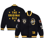 NHL x OVO Boston Bruins Varsity Jacket Black