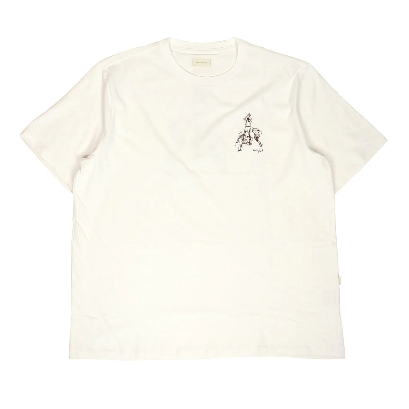 Aime Leon Dore Basketball Study T-Shirt White, brand new, size S – photo 1 of 2