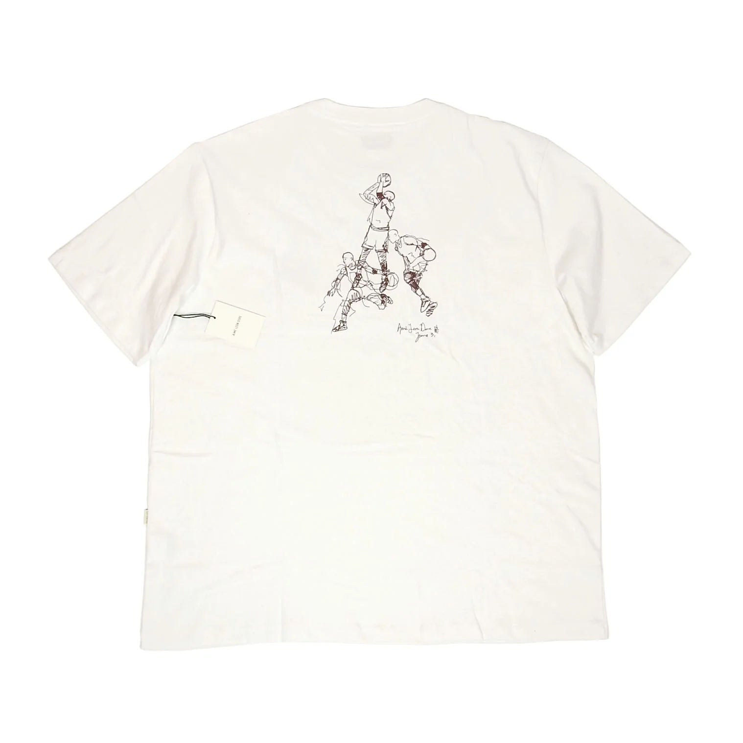 Aime Leon Dore Basketball Study T-Shirt White, brand new, size S – photo 2 of 2