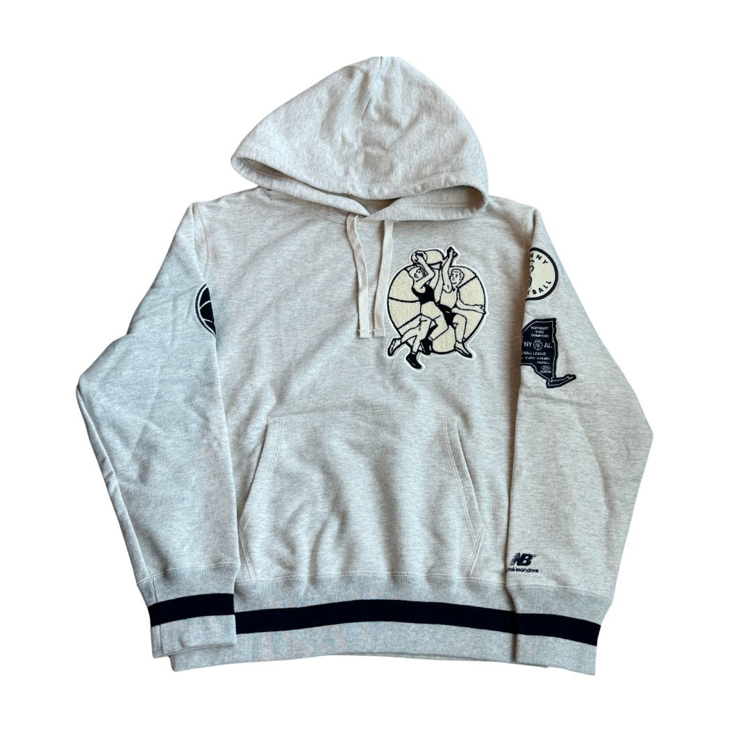 Aime Leon Dore Chenille Basketball Hoodie Grey, brand new – photo 1 of 2