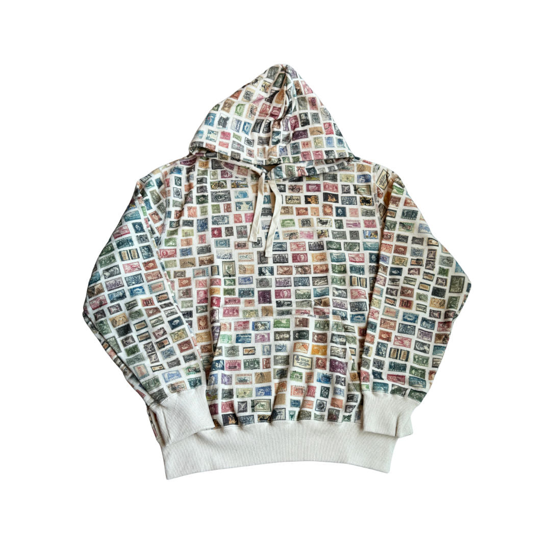 Aime Leon Dore Currency AOP Hoodie Cream, brand new, size XL