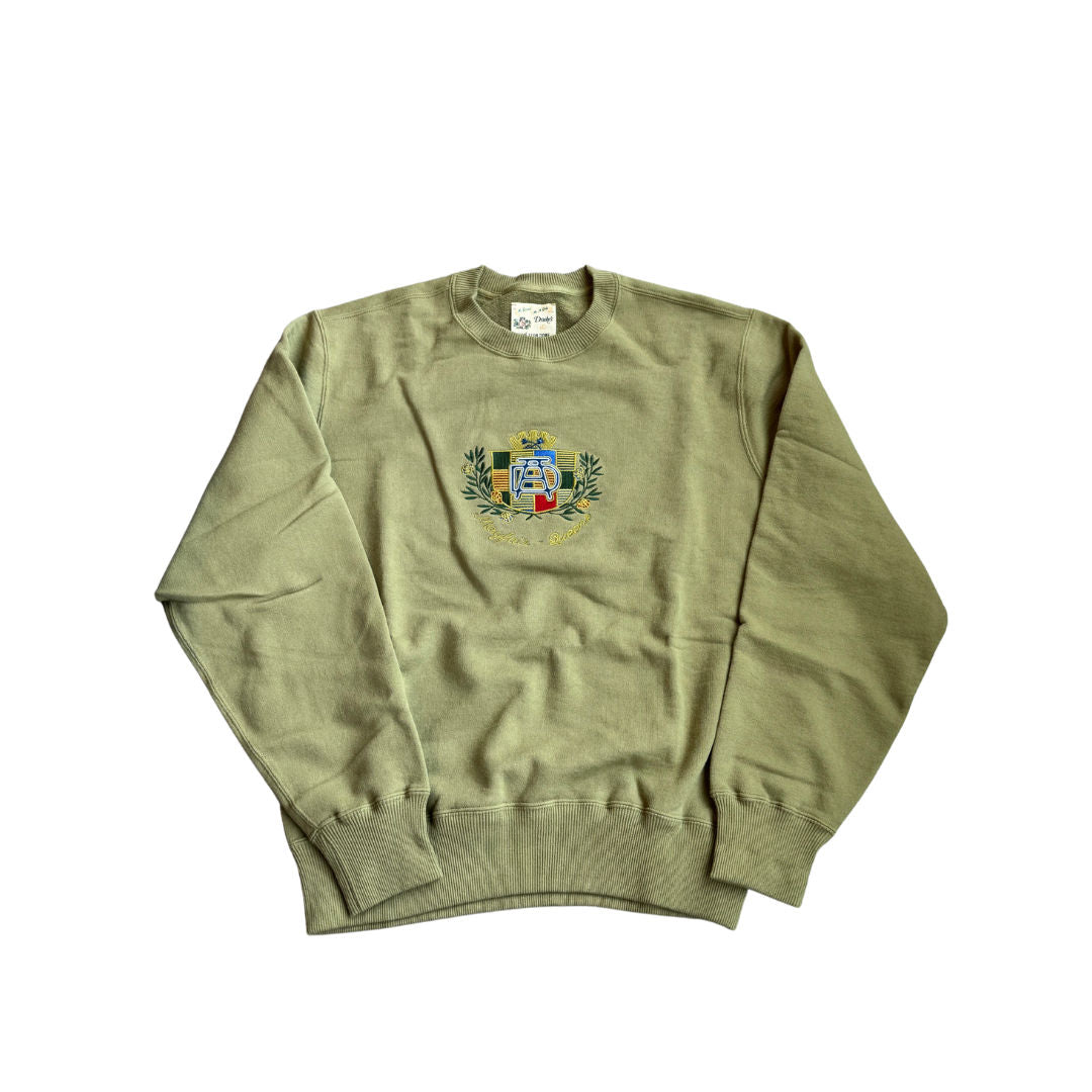 Aime Leon Dore Drake's Crest Crewneck Olive, brand new