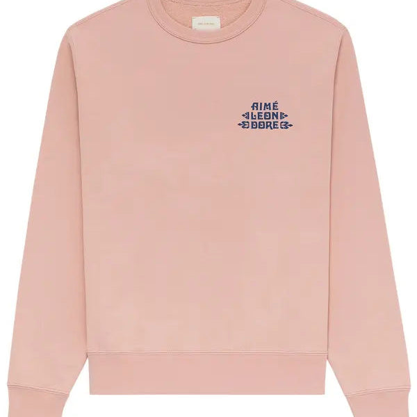 Aime Leon Dore Fleur Logo Crewneck Sweatshirt Peach, brand new, size XL