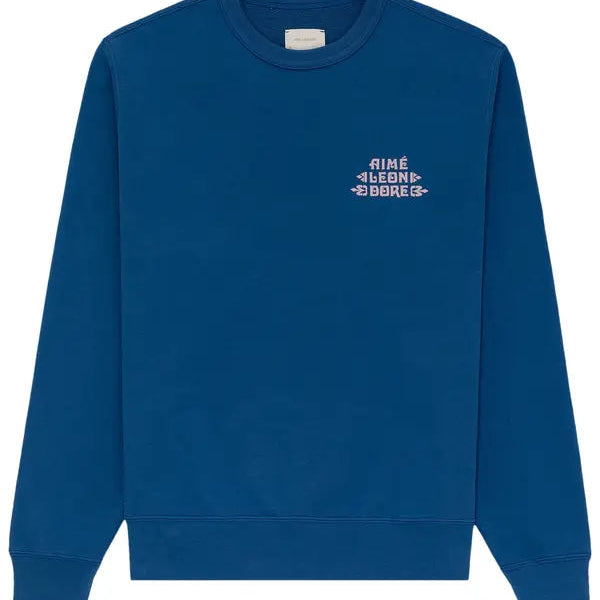 Aime Leon Dore Fleur Logo Crewneck Sweatshirt Set Sail, brand new