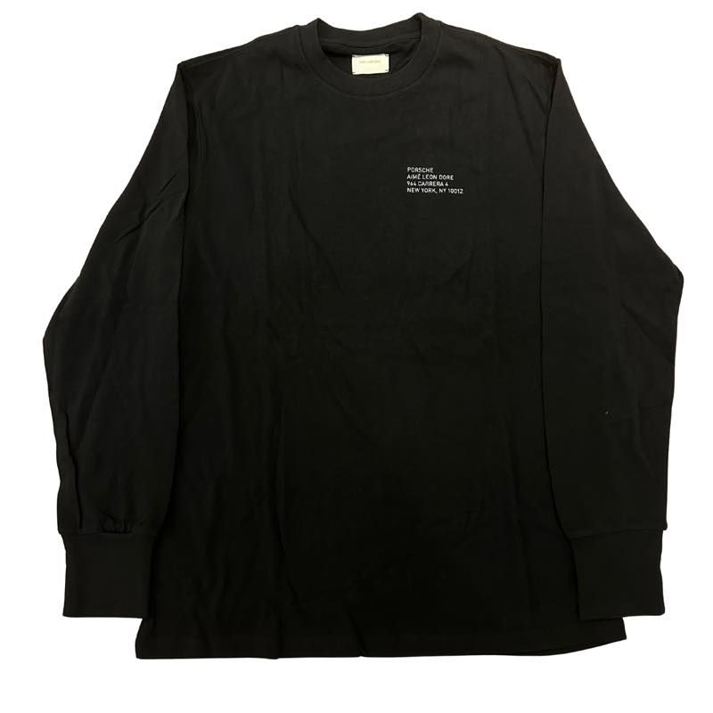 Aime Leon Dore Porsche 964 L/S Shirt Black, brand new, size L – photo 1 of 2