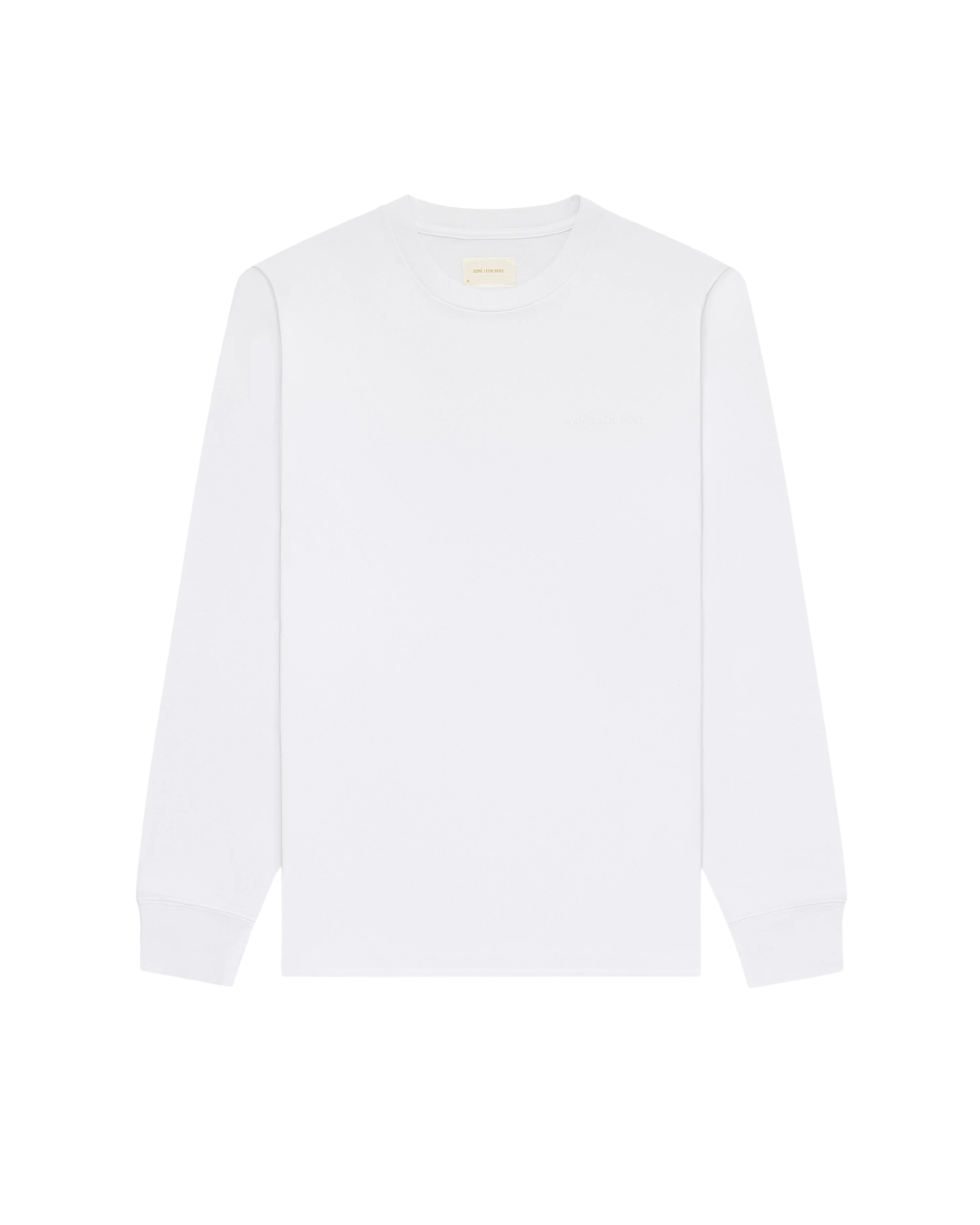 Aime Leon Dore Tonal Logo L/S T-shirt White, brand new, size L