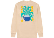 Aime Leon Dore Tulips Long-Sleeve Graphic Tee Tan, brand new, size S – photo 1 of 2
