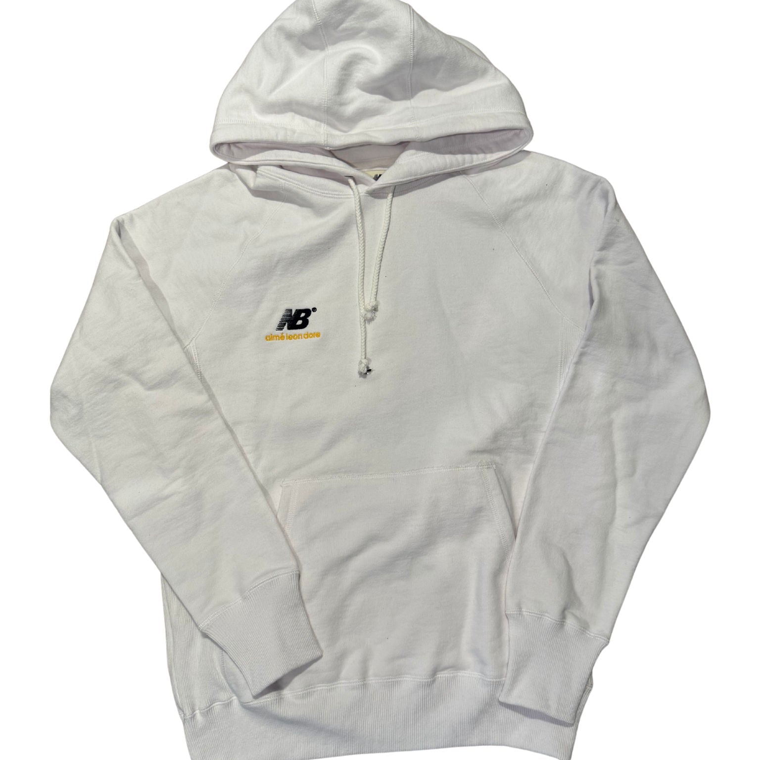 Aime Leon Dore x New Balance Hoodie White, brand new