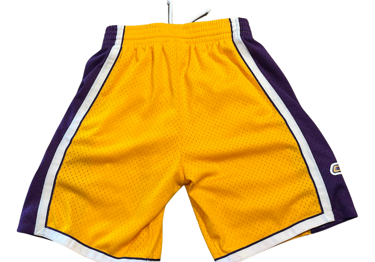 Mitchell & Ness Gold Los Angeles Lakers Swingman Mesh Shorts