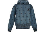 Amiri Bandana Basketball Hoodie Blue