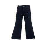 Amiri M65 Baggy Cargo Flare Black Denim Jeans - Pre-Owned Size 30