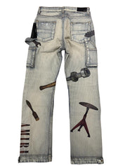 Amiri Rhee Studio Carpenter Pant Multicolour Stripe, brand new, size 32 – photo 2 of 2