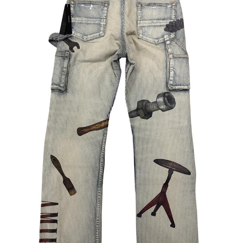 Amiri Rhee Studio Carpenter Pant Multicolour Stripe, brand new, size 32 – photo 2 of 2