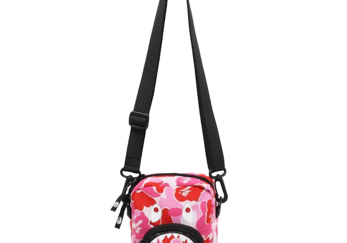 BAPE ABC Camo Shark Mini Bag Pink