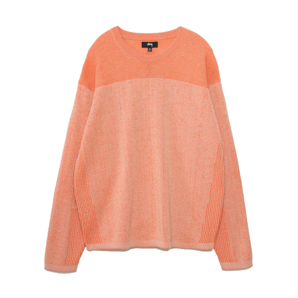 Stussy Engineered Garment Panels Crewneck Orange