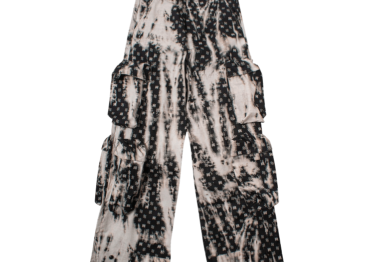 Amiri MA Paisley Utility Cargo Pants Black