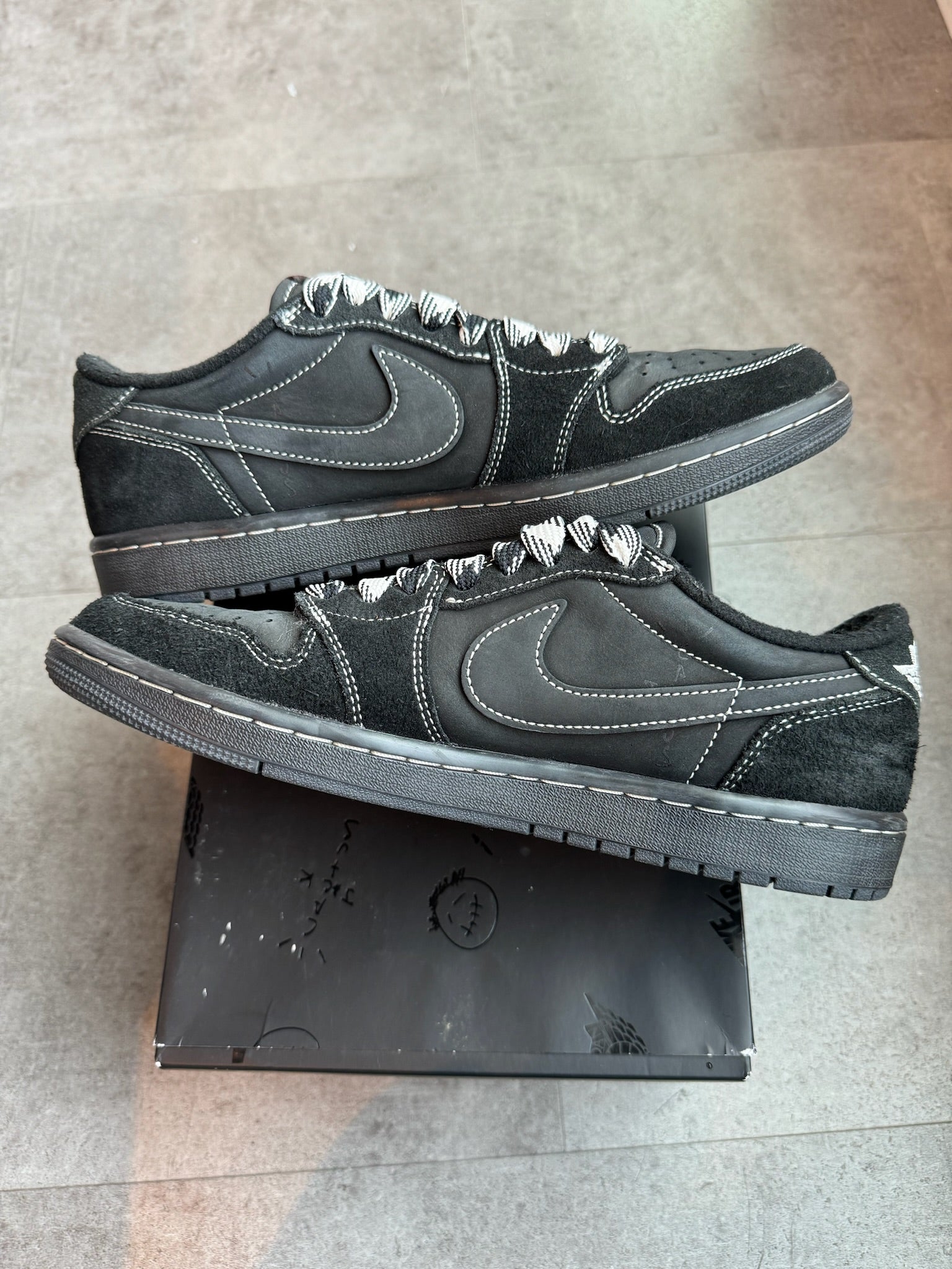 Jordan 1 Retro Low OG SP Travis Scott Black Phantom (Used Size 8.5)