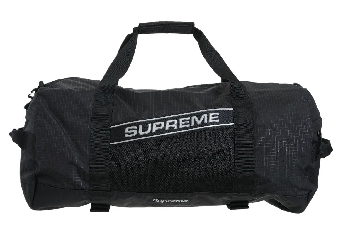 Supreme Logo Duffle Bag (FW23) Black