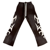 Awoken Dreams V2 Flared Sweatpants Brown