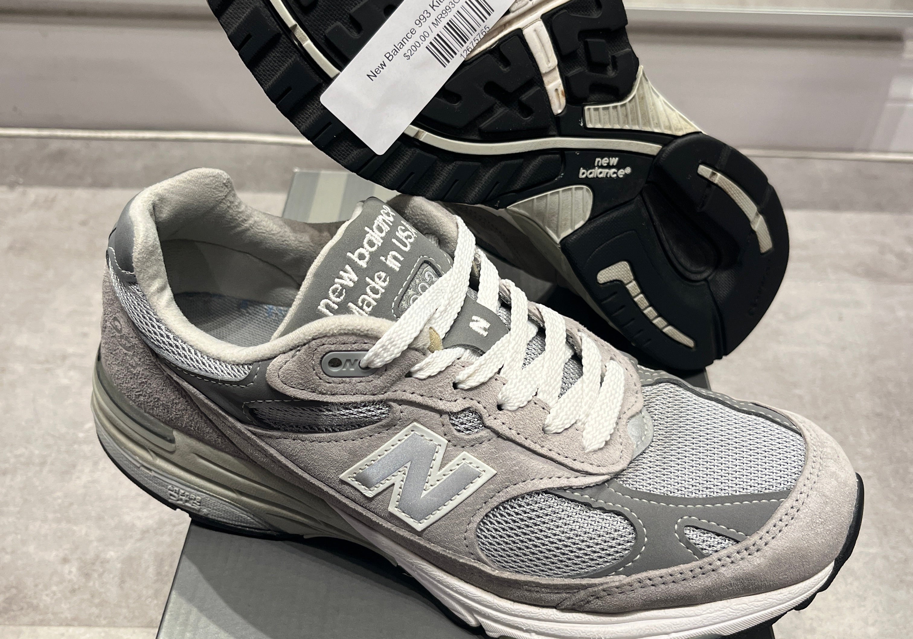 New Balance 993 Kith Grey (Preowned)