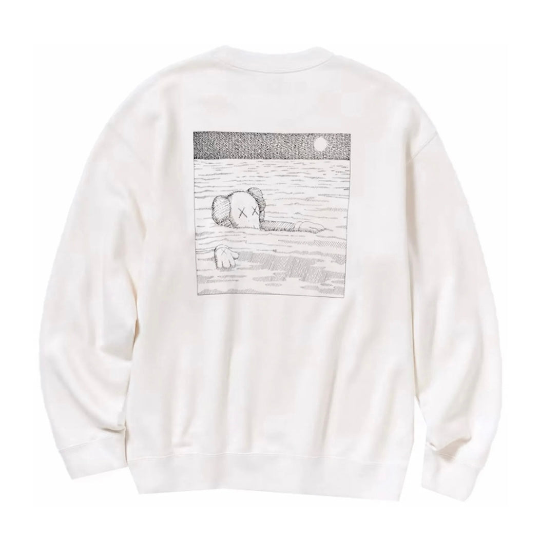 Kaws X Uniqlo Longsleeve Sweatshirt Off-White