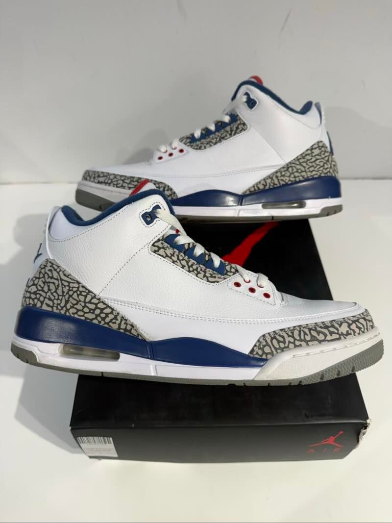 Jordan 3 Retro OG True Blue (2016) - Lightly Used Size 13
