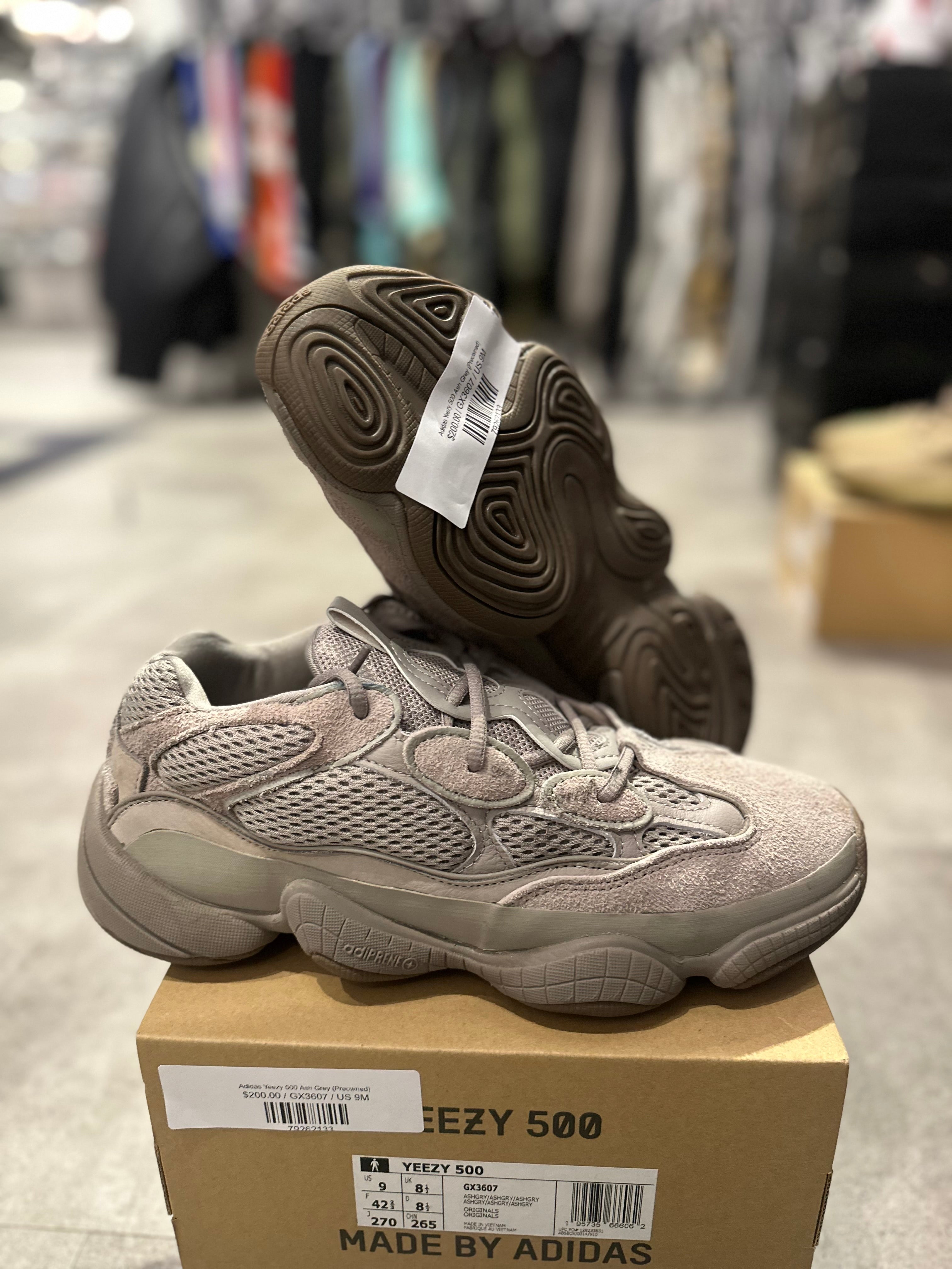 Adidas Yeezy 500 Ash Grey - Pre-Owned Size 9