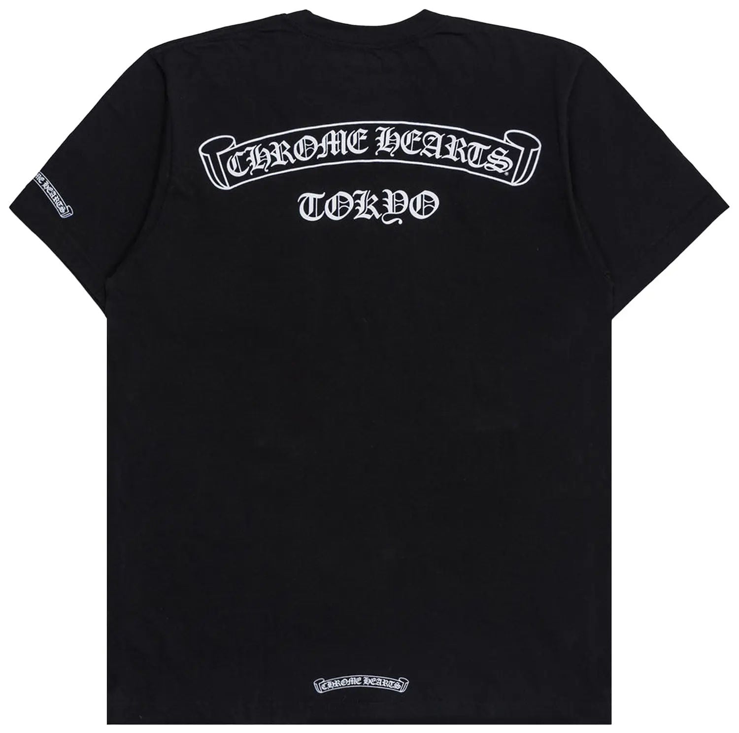 Chrome Hearts Tokyo Exclusive Scroll Logo T-Shirt Black
