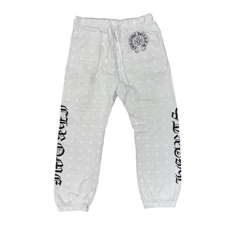Chrome Hearts All Over Cemetery Sweatpants White - Lightly Pre-Owned Size XS
