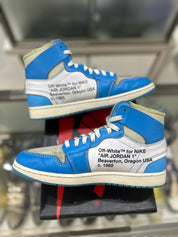 Jordan 1 Retro High Off-White University Blue - Pre-Owned Size 9.5
