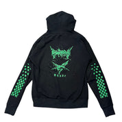 Rhude Green Racing Hoodie Black - Pre-Owned Size M