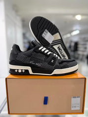 Louis Vuitton LV Trainer Black Damier 3D Denim - Pre-Owned Size LV7/ US8.5M