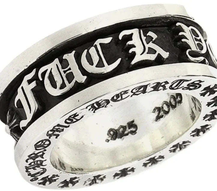Chrome Hearts Fuck You Spinner Ring