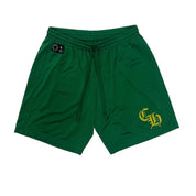 Chrome Hearts Sports Mesh Varsity Shorts Green - Pre-Owned Size XXL