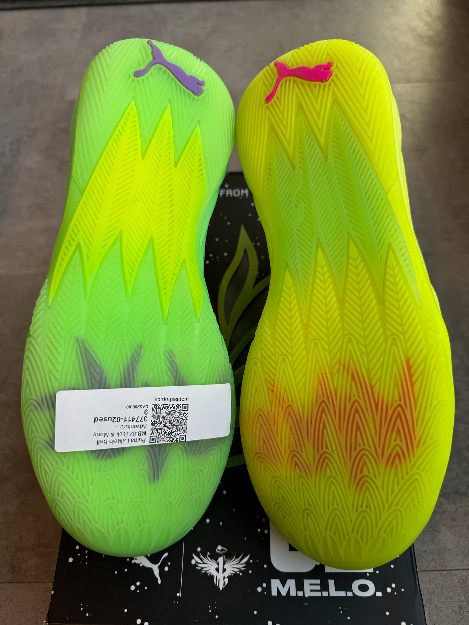 Puma LaMelo Ball MB.02 Rick & Morty Adventures - Pre-Owned Size 9