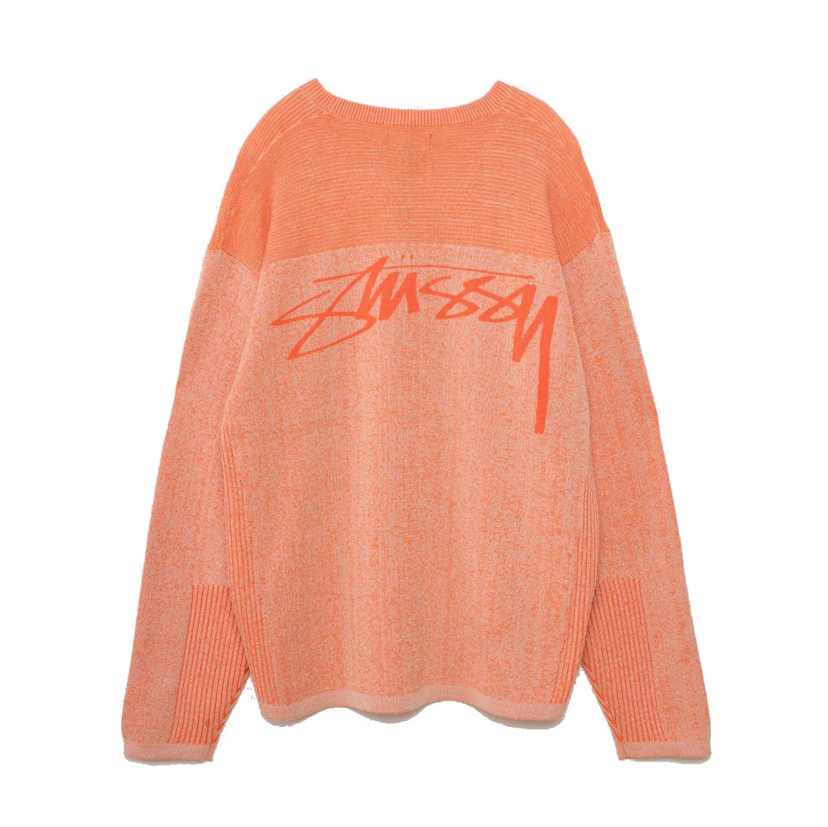 Stussy Engineered Garment Panels Crewneck Orange