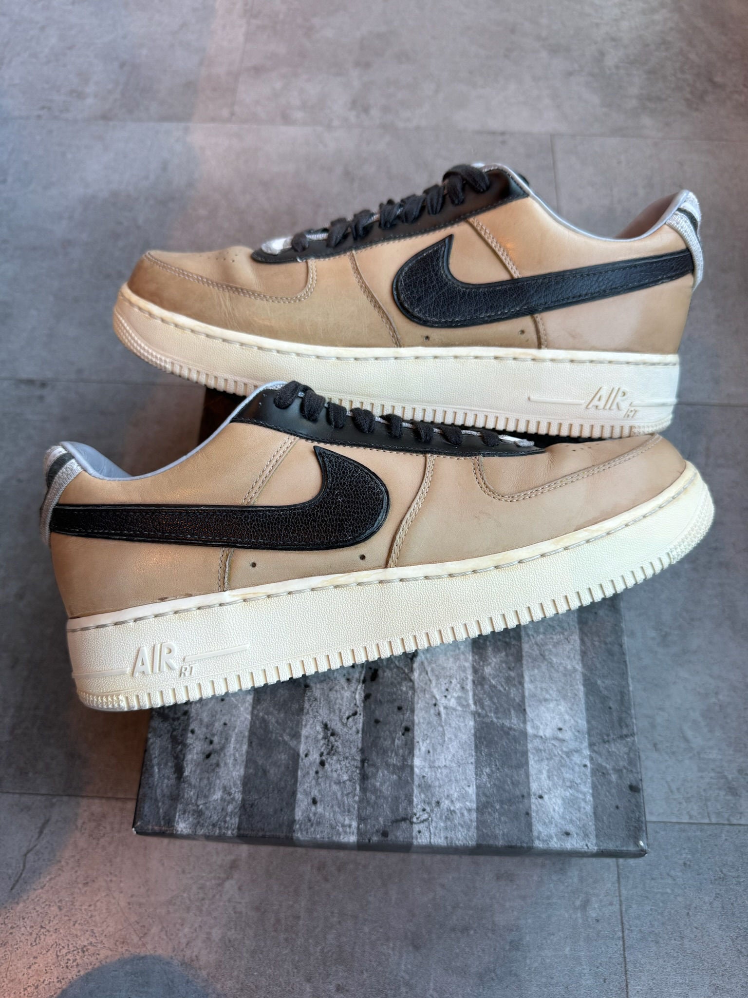 Nike Air Force 1 Low Tisci Tan - Pre-Owned Size 10