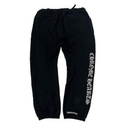 Chrome Hearts Scroll Logo Sweatpants Black - Pre-Owned Size XXL
