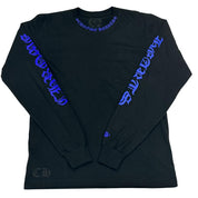 Chrome Hearts 1988 Blue Neck Logo Long Sleeve T-Shirt - Worn Once Size M